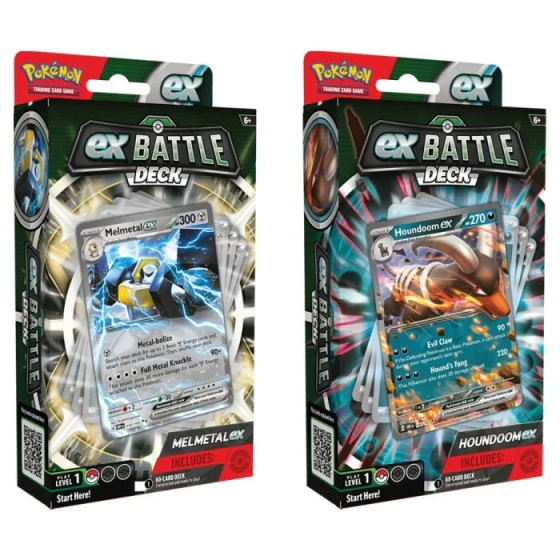 Pokémon Battle Deck EX - Melmetal/Houndoom (POK85591) i gruppen LEGETØJ, BØRN & BABY / Spil / Kortspil hos TP E-commerce Nordic AB (D15623)