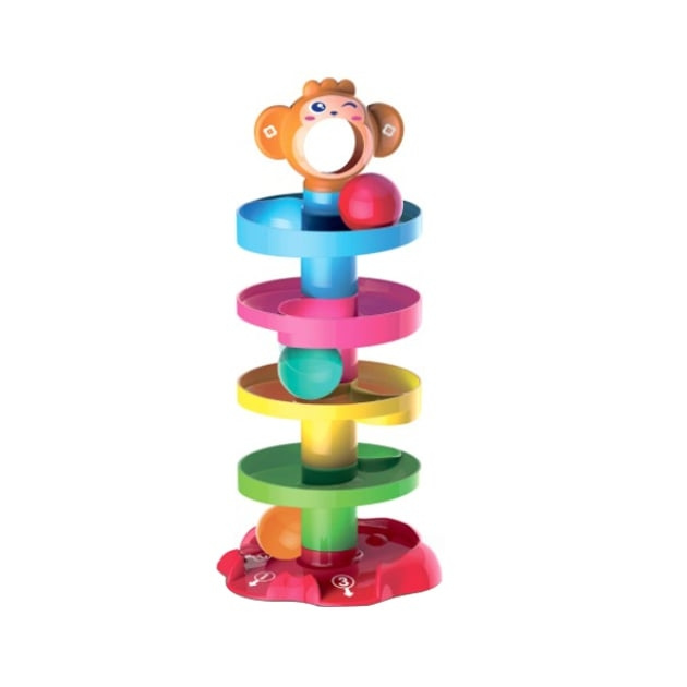 Scandinavian Baby Products Twisted Ball Tower - (SBP-01771) i gruppen LEGETØJ, BØRN & BABY / Babyleg (0-3 år) / Aktivitetslegetøj hos TP E-commerce Nordic AB (D15624)
