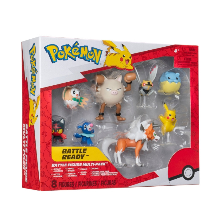 Pokémon Battle Figur 8 Pk (PKW3616) i gruppen LEGETØJ, BØRN & BABY / Spil / Kortspil hos TP E-commerce Nordic AB (D15634)