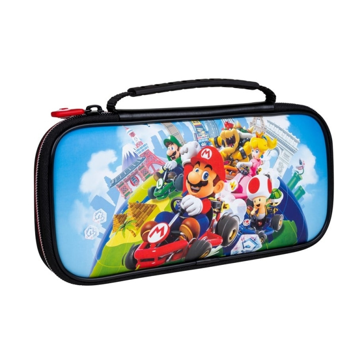 Nintendo SWITCH Deluxe rejsetaske Mario Kart i gruppen HJEMMEELEKTRONIK / Spilkonsoller og tilbehør / Nintendo Switch / Tilbehør hos TP E-commerce Nordic AB (D15705)