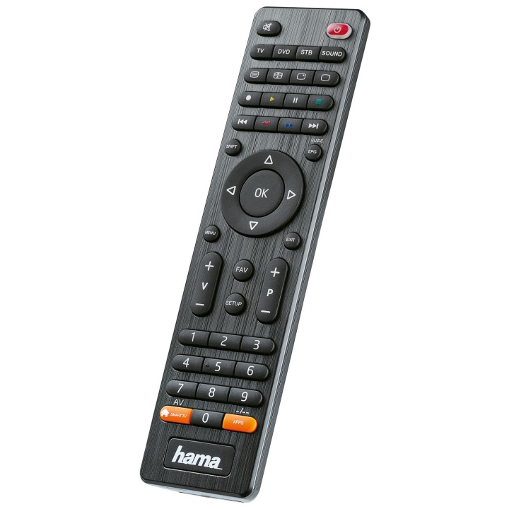 Hama Fjernbetjening 4i1 Universal i gruppen HJEMMEELEKTRONIK / Lyd & billede / Tv og tilbehør / Fjernbetjeninger hos TP E-commerce Nordic AB (D15807)