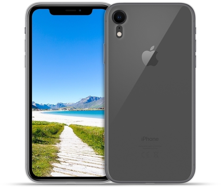 Wave silikone cover til iPhone XR, transparent i gruppen SMARTPHONES & TABLETS / Mobil Beskyttelse / Apple / iPhone XR / Cover hos TP E-commerce Nordic AB (D15882)