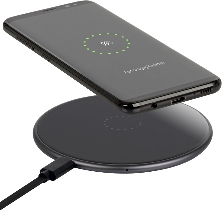 Wave QiPad trådløs opladningsplade i gruppen SMARTPHONES & TABLETS / Opladere og kabler / Trådløs Qi oplader hos TP E-commerce Nordic AB (D15901)
