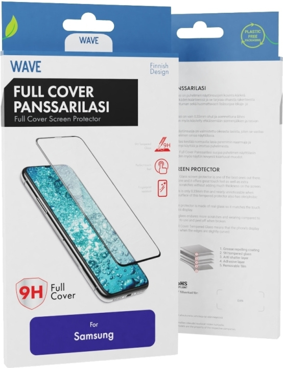 Wave Fuldt cover, Samsung Galaxy A51 / A51 5G, sort i gruppen SMARTPHONES & TABLETS / Mobil Beskyttelse / Samsung hos TP E-commerce Nordic AB (D15906)