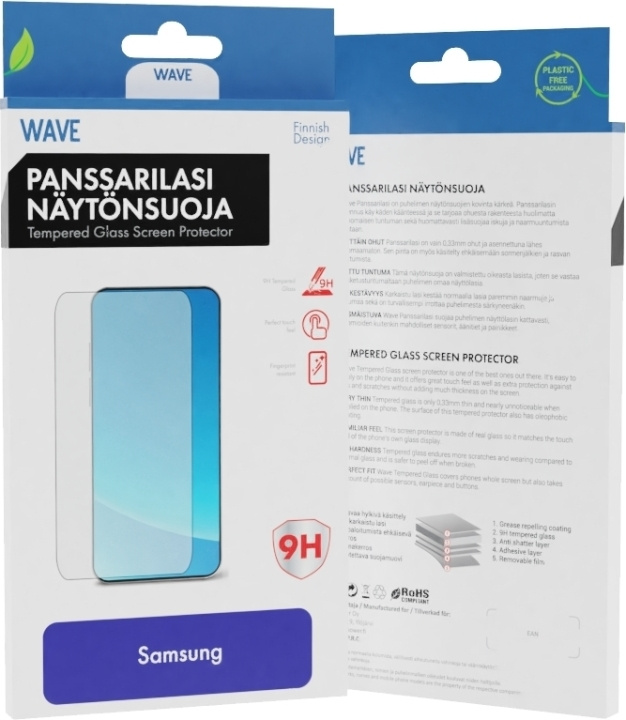 Wave panserglas, Samsung Galaxy Xcover 5 i gruppen SMARTPHONES & TABLETS / Mobil Beskyttelse / Samsung hos TP E-commerce Nordic AB (D15961)