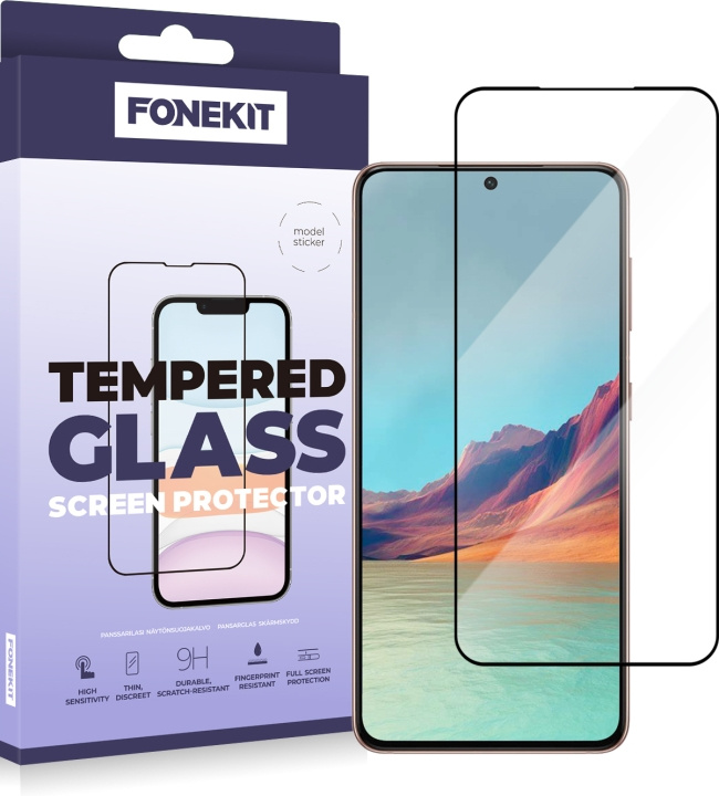 FoneKit Fuldt cover, Samsung Galaxy S22 / S23, sort i gruppen SMARTPHONES & TABLETS / Mobil Beskyttelse / Samsung hos TP E-commerce Nordic AB (D16038)
