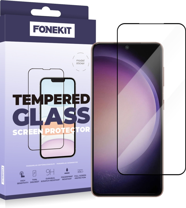 FoneKit Fuldt cover, Samsung Galaxy S22 / S23, sort i gruppen SMARTPHONES & TABLETS / Mobil Beskyttelse / Samsung hos TP E-commerce Nordic AB (D16114)