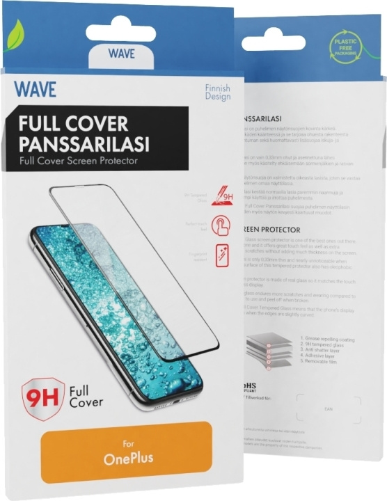 Wave Fuldt dækkende panserglas, OnePlus Nord 3 5G, sort i gruppen SMARTPHONES & TABLETS / Mobil Beskyttelse / OnePlus hos TP E-commerce Nordic AB (D16196)