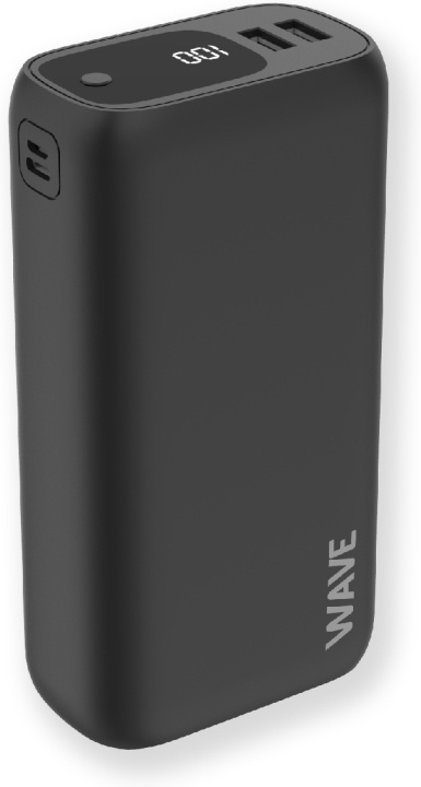 Wave Ultrapower backup-strømforsyning, 30 000 mAh, sort i gruppen SMARTPHONES & TABLETS / Opladere og kabler / Powerbanks hos TP E-commerce Nordic AB (D16201)