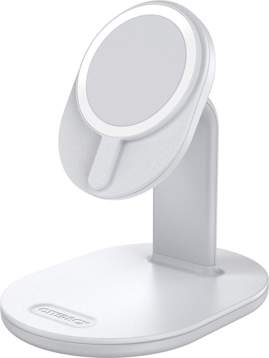 Otterbox MagSafe bordstander til trådløs opladning, hvid i gruppen SMARTPHONES & TABLETS / Opladere og kabler / Trådløs Qi oplader hos TP E-commerce Nordic AB (D16213)