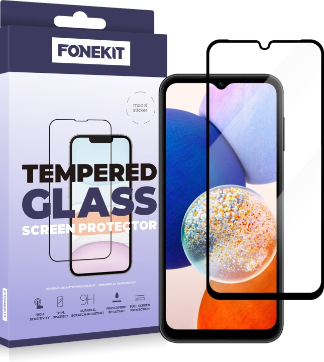 FoneKit Fuldt cover, Samsung Galaxy A15, sort i gruppen SMARTPHONES & TABLETS / Mobil Beskyttelse / Samsung hos TP E-commerce Nordic AB (D16253)