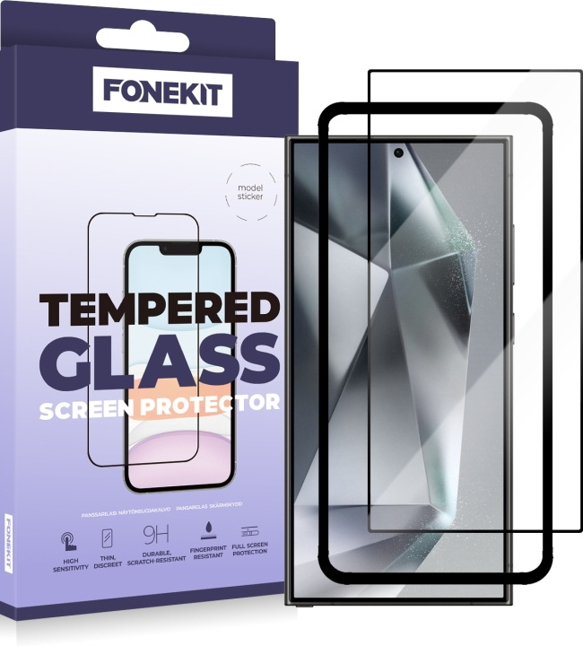 FoneKit Fuldt cover, Samsung Galaxy S24 Ultra, sort i gruppen SMARTPHONES & TABLETS / Mobil Beskyttelse / Samsung hos TP E-commerce Nordic AB (D16265)