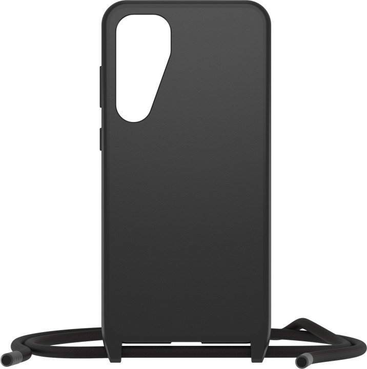 Otterbox React Necklace beskyttelsesetui med rem, sort, Samsung Galaxy S24+ i gruppen SMARTPHONES & TABLETS / Mobil Beskyttelse / Samsung hos TP E-commerce Nordic AB (D16309)