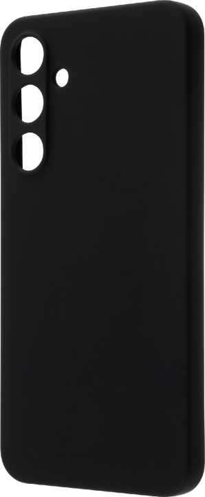 Wave Soft Touch silikonebeskytter, Samsung Galaxy A55 5G, Sort i gruppen SMARTPHONES & TABLETS / Mobil Beskyttelse / Samsung hos TP E-commerce Nordic AB (D16362)