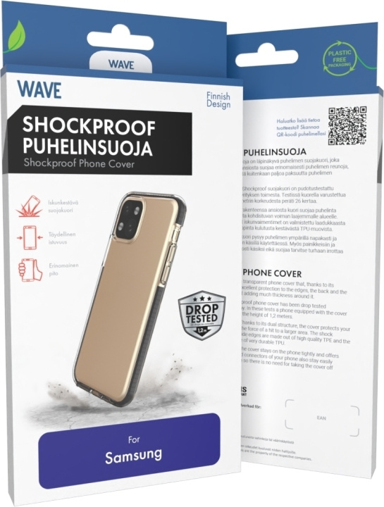 Wave Stødsikkert beskyttelsescover, Samsung Galaxy A13 5G / A04s, transparent i gruppen SMARTPHONES & TABLETS / Mobil Beskyttelse / Samsung hos TP E-commerce Nordic AB (D16413)