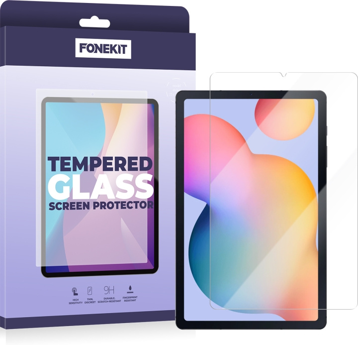 FoneKit panserglas, Samsung Galaxy Tab S6 Lite i gruppen SMARTPHONES & TABLETS / Tablet beskyttelse / Samsung tablets hos TP E-commerce Nordic AB (D16437)