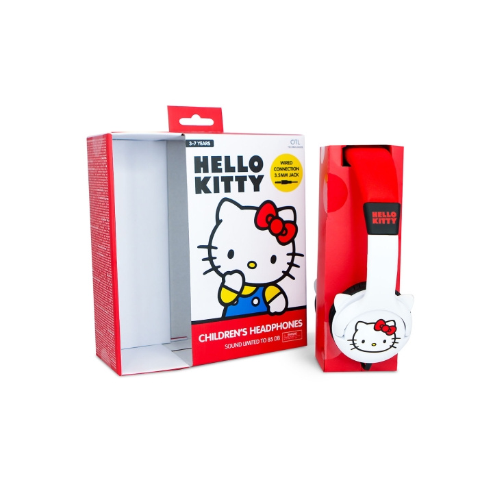 HELLO KITTY Høretelefoner On-Ear 85db Ledning Hello Kitty Med Ører i gruppen HJEMMEELEKTRONIK / Lyd & billede / Hovedtelefoner & Tilbehør / Hovedtelefoner hos TP E-commerce Nordic AB (D16446)