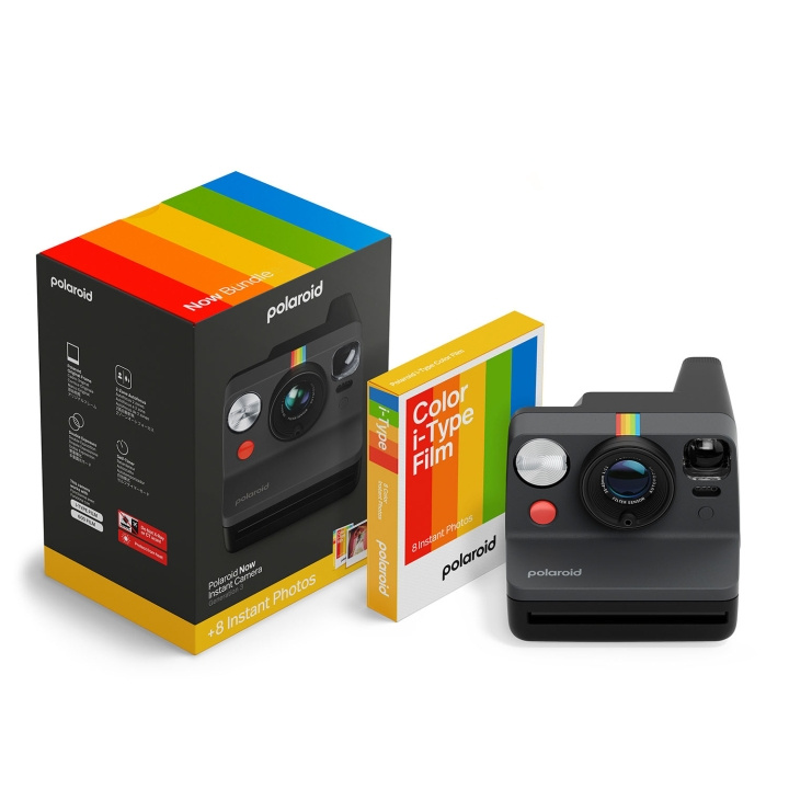 Polaroid Kamera Now Generation 3 E-Box Instant Sort i gruppen HJEMMEELEKTRONIK / Foto og video / Kamera hos TP E-commerce Nordic AB (D16466)