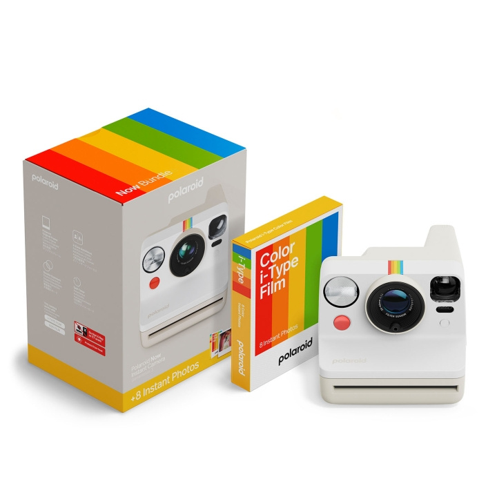 Polaroid Kamera Now Generation 3 E-Box Instant Hvid i gruppen HJEMMEELEKTRONIK / Foto og video / Kamera hos TP E-commerce Nordic AB (D16467)