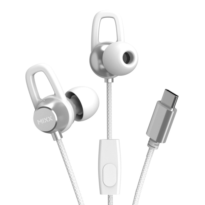 MIXX Høretelefon Soundport USB-C In-Ear Kablede Hvid i gruppen HJEMMEELEKTRONIK / Lyd & billede / Hovedtelefoner & Tilbehør / Hovedtelefoner hos TP E-commerce Nordic AB (D16473)