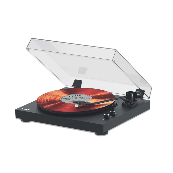 MIXX Vinylpladeafspiller Analog 5 Stereo Sort i gruppen HJEMMEELEKTRONIK / Lyd & billede / Hjemmebiograf, HiFi & Bærbar / Kompakt stereo & pladespiller hos TP E-commerce Nordic AB (D16481)
