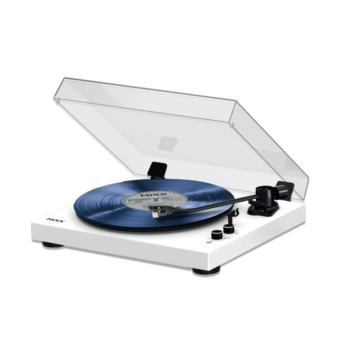 MIXX Vinylpladeafspiller Analog 5 Stereo Hvid i gruppen HJEMMEELEKTRONIK / Lyd & billede / Hjemmebiograf, HiFi & Bærbar / Kompakt stereo & pladespiller hos TP E-commerce Nordic AB (D16482)