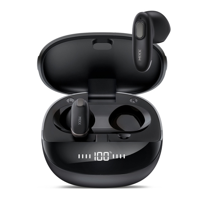 MIXX Høretelefoner Hybrid Charge 2 In-Ear Tws Qi Trådløs Sort i gruppen HJEMMEELEKTRONIK / Lyd & billede / Hovedtelefoner & Tilbehør / Hovedtelefoner hos TP E-commerce Nordic AB (D16483)