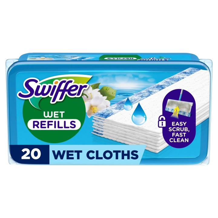 Swiffer Rengöringsdukar för golv, 20st Morning Fresh i gruppen HJEM, HUS & HAVE / Rengøringsmidler / Øvrigt rengørings tilbehør hos TP E-commerce Nordic AB (D16495)