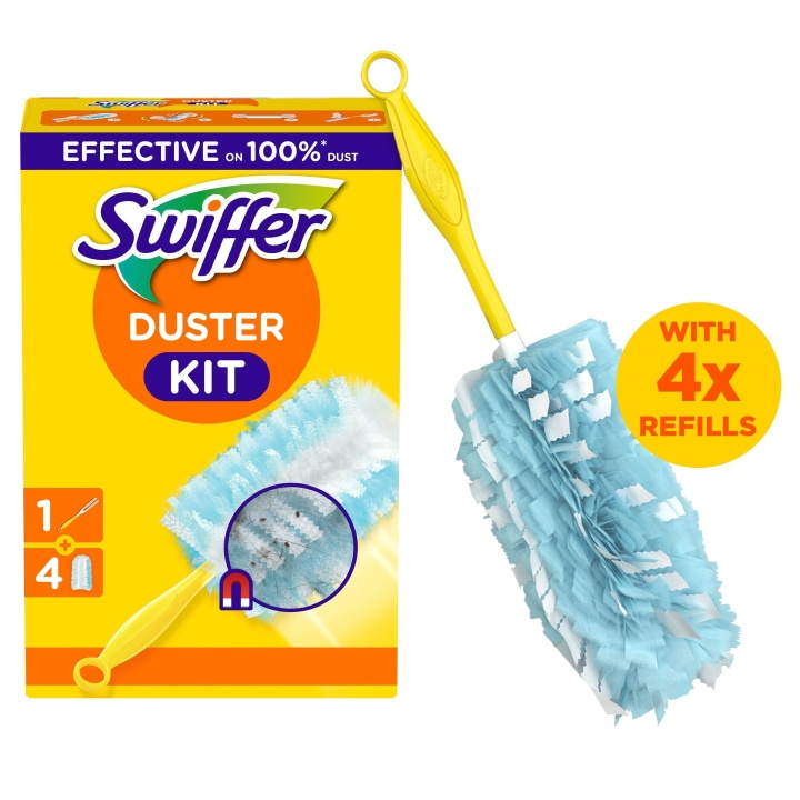 Swiffer Duster Kit +4st refiller i gruppen HJEM, HUS & HAVE / Rengøringsmidler / Øvrigt rengørings tilbehør hos TP E-commerce Nordic AB (D16500)