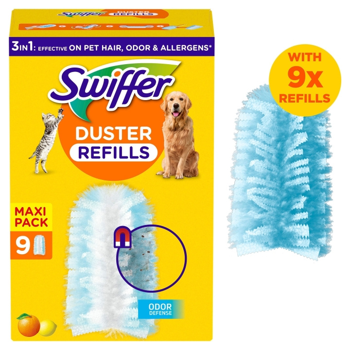 Swiffer Dammvippa refiller 9st Husdjur i gruppen HJEM, HUS & HAVE / Rengøringsmidler / Øvrigt rengørings tilbehør hos TP E-commerce Nordic AB (D16501)