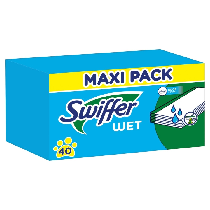 Swiffer Fuktiga rengöringsdukar för golv 40st Husdjur i gruppen HJEM, HUS & HAVE / Rengøringsmidler / Øvrigt rengørings tilbehør hos TP E-commerce Nordic AB (D16505)