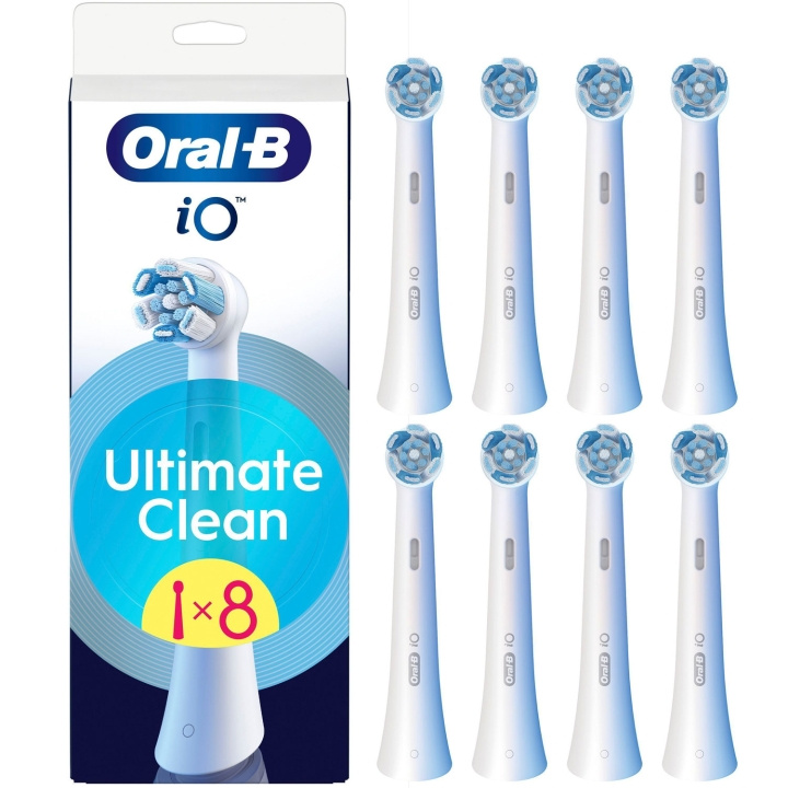 Oral B Borsthuvud iO Ultimate Clean 8st i gruppen SKØNHED & HELSE / Oral pleje / Tilbehør til elektriske tandbørster hos TP E-commerce Nordic AB (D16513)