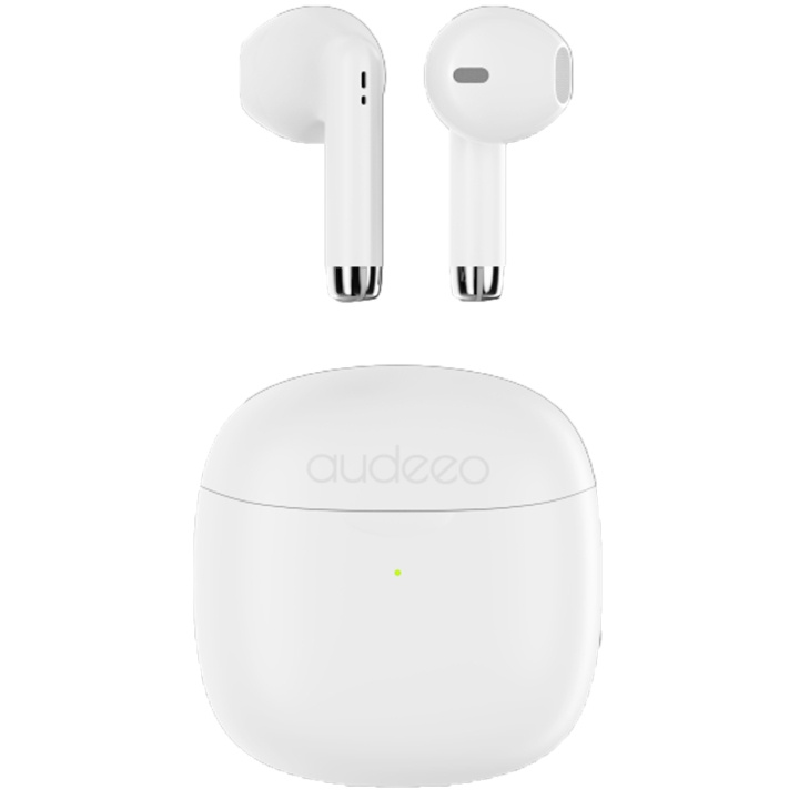 Audeeo Orbiter II True Wireless Earphones White i gruppen HJEMMEELEKTRONIK / Lyd & billede / Hovedtelefoner & Tilbehør / Hovedtelefoner hos TP E-commerce Nordic AB (D16515)