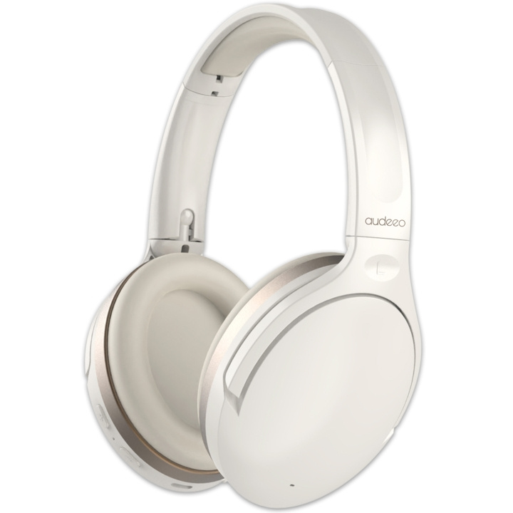 Audeeo Serenehush Hybrid ANC + ENC Headphones White i gruppen HJEMMEELEKTRONIK / Lyd & billede / Hovedtelefoner & Tilbehør / Hovedtelefoner hos TP E-commerce Nordic AB (D16522)