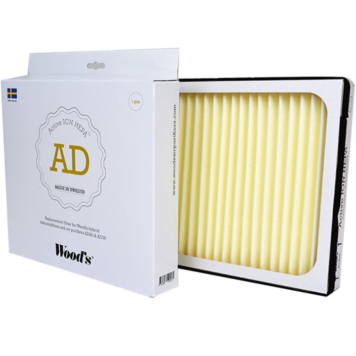 Wood\'s Hepa filter Ion Active AD20/ AD30 i gruppen HJEM, HUS & HAVE / Ventilator & Klima apparater / Affugter & Klimaanlæg hos TP E-commerce Nordic AB (D16528)