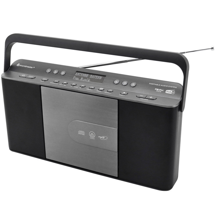 Soundmaster Bärbar radio med snabbval och CD-spelare i gruppen HJEMMEELEKTRONIK / Lyd & billede / Hjemmebiograf, HiFi & Bærbar / Radio og vækkeure / Radio hos TP E-commerce Nordic AB (D16542)