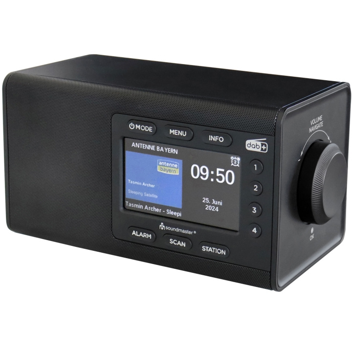 Soundmaster Bordsradio med färg-display och förvalsknappar i gruppen HJEMMEELEKTRONIK / Lyd & billede / Hjemmebiograf, HiFi & Bærbar / Radio og vækkeure / Radio hos TP E-commerce Nordic AB (D16543)