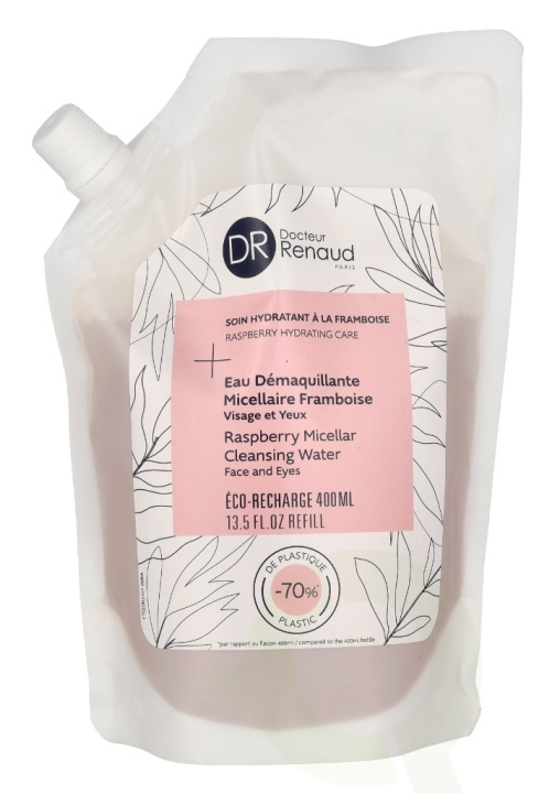 Dr. Renaud Raspberry Micellar Cleansing Water - Refill 400 ml Face And Eyes i gruppen SKØNHED & HELSE / Hudpleje / Ansigt / Dagcreme hos TP E-commerce Nordic AB (D16611)
