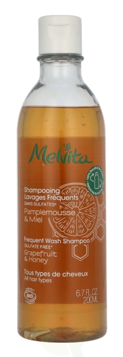 Melvita Frequent Wash Shampoo 200 ml Grapefruit & Honey i gruppen SKØNHED & HELSE / Hår og styling / Hårpleje / Shampoo hos TP E-commerce Nordic AB (D16616)