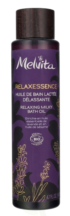 Melvita Relaxessence Relaxing Milky Bath Oil 140 ml i gruppen SKØNHED & HELSE / Hudpleje / Kropspleje / Bad & brusecreme hos TP E-commerce Nordic AB (D16630)
