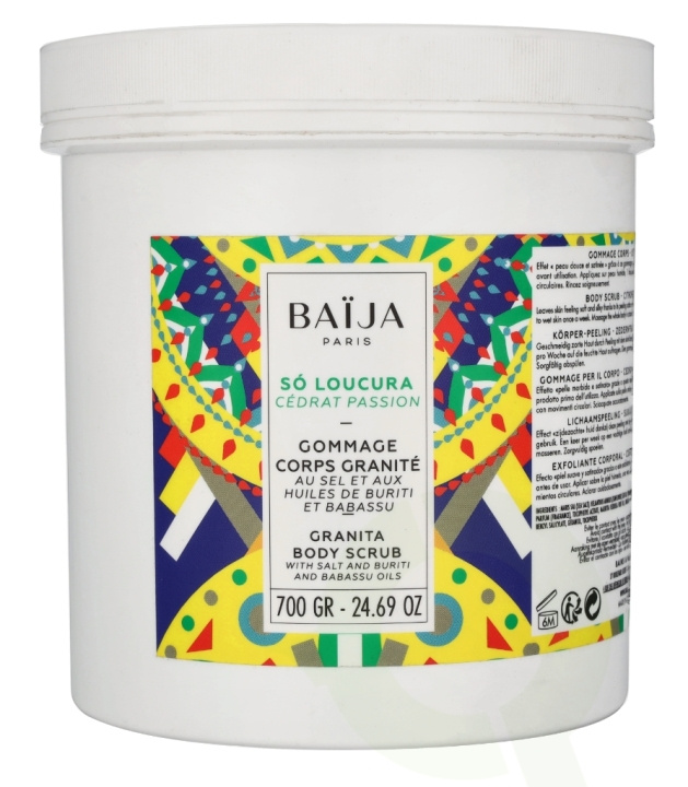Baija Paris Baija So Loucura Body Scrub Citron Passion Fruit 700 g i gruppen SKØNHED & HELSE / Hudpleje / Ansigt / Scrub / Peeling hos TP E-commerce Nordic AB (D16687)