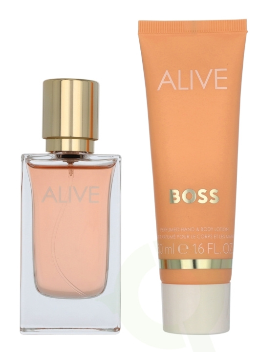 Hugo Boss Alive Giftset 80 ml Edp Spray 30ml/Hand & Body Lotion 50ml i gruppen SKØNHED & HELSE / Duft & Parfume / Parfume / Parfume til hende hos TP E-commerce Nordic AB (D16708)