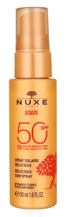 Nuxe Sun Delicious Sun Spray SPF50 50 ml i gruppen SKØNHED & HELSE / Hudpleje / Tanning / Solbeskyttelse hos TP E-commerce Nordic AB (D16738)