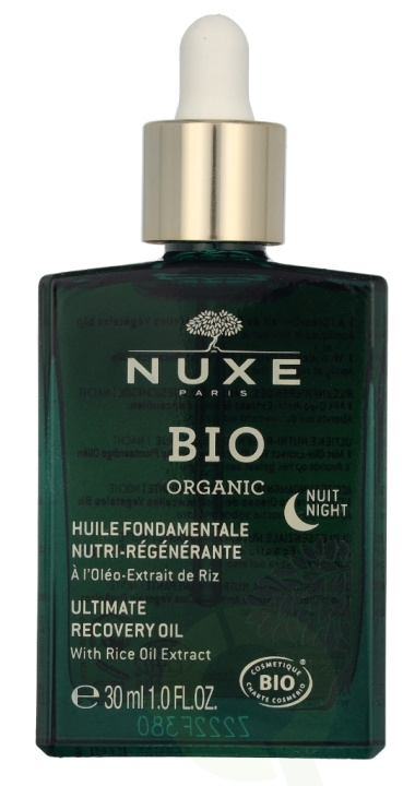 Nuxe Bio Organic Rice Oil Extract Recovery Oil 30 g i gruppen SKØNHED & HELSE / Hudpleje / Ansigt / Ansigtsolie hos TP E-commerce Nordic AB (D16762)