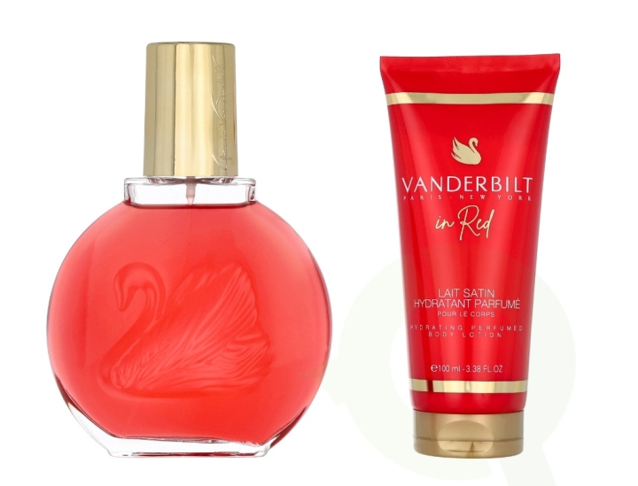 Gloria Vanderbilt In Red Giftset 200 ml Edp Spray 100ml/Body Lotion 100ml i gruppen SKØNHED & HELSE / Gaveæske / Gaveæske til hende hos TP E-commerce Nordic AB (D16794)