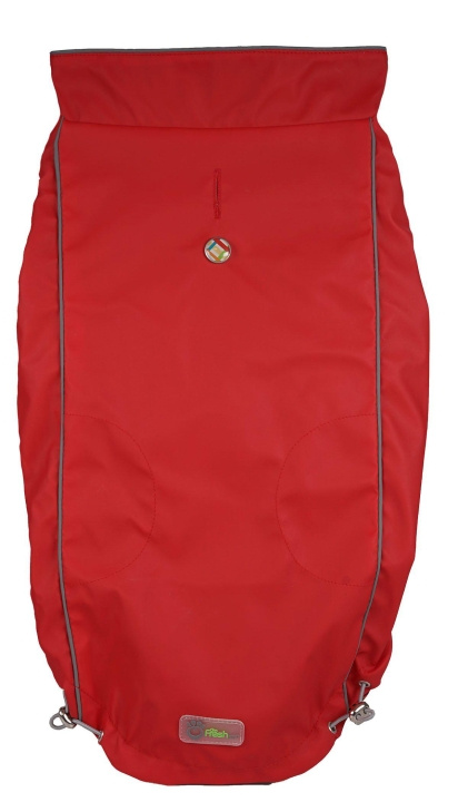 Canada Pooch GO FRESH PET - Vendbar regnjakke Scarlet Red Xs 29Cm - (632.7012) i gruppen HJEM, HUS & HAVE / Tilbehør til dyr / Hund hos TP E-commerce Nordic AB (D16844)