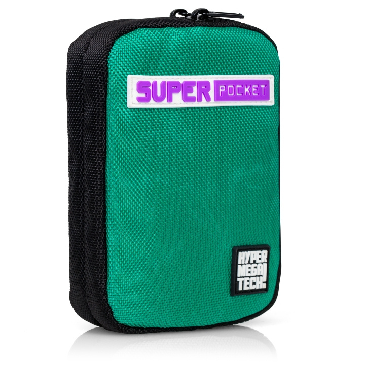 Blaze Evercade Hmt Super Pocket stofetui - grøn/sort i gruppen HJEMMEELEKTRONIK / Spilkonsoller og tilbehør / Øvrige spil hos TP E-commerce Nordic AB (D16858)