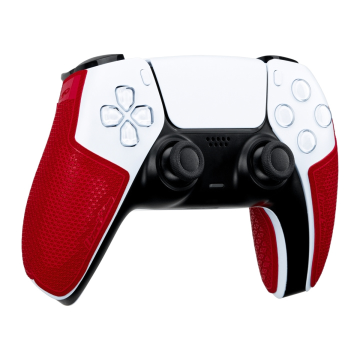 LIZARD SKINS DSP-controllergreb til PlayStation 5 - Crimson Red i gruppen HJEMMEELEKTRONIK / Spilkonsoller og tilbehør / Sony PlayStation 5 hos TP E-commerce Nordic AB (D16898)
