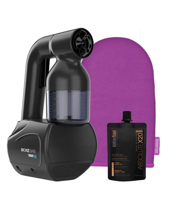 minetan Personlig spraytan-sæt sort i gruppen SKØNHED & HELSE / Hudpleje / Tanning / Brun uden sol hos TP E-commerce Nordic AB (D16908)