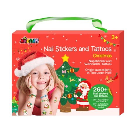 Avenir Negleklistermærker og -tatoveringer - jul (58NA218208) i gruppen LEGETØJ, BØRN & BABY / Legetøj / Hobbyartikler hos TP E-commerce Nordic AB (D16974)